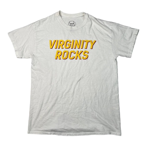 Danny Duncan Other - Danny Duncan Virginity Rocks Spellout Tee T-Shirt Merch White Adult M Medium
